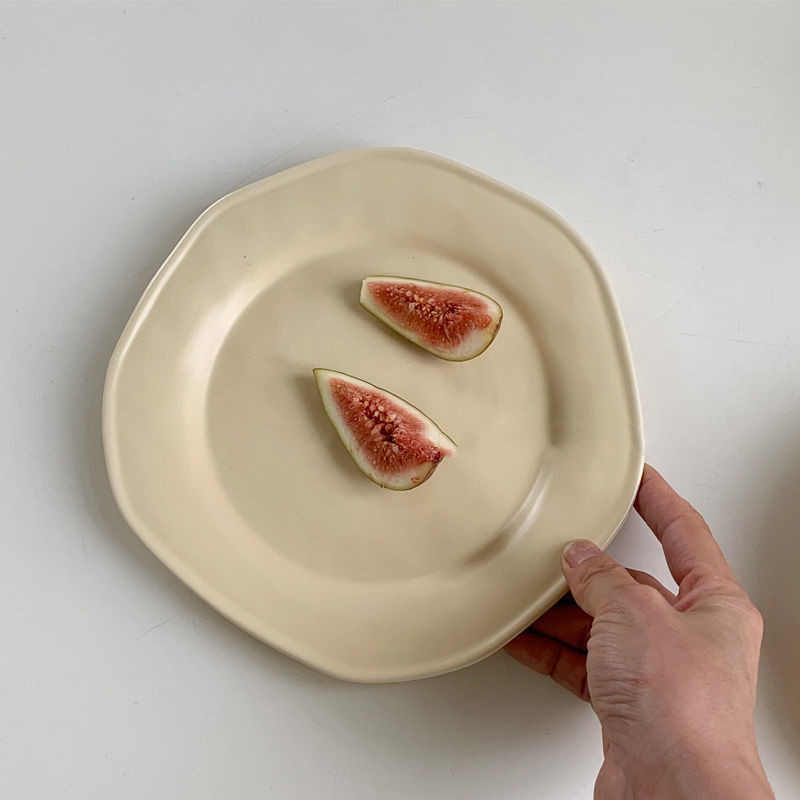 Irregular Hand-Squeezed Matte Tableware - Image 6