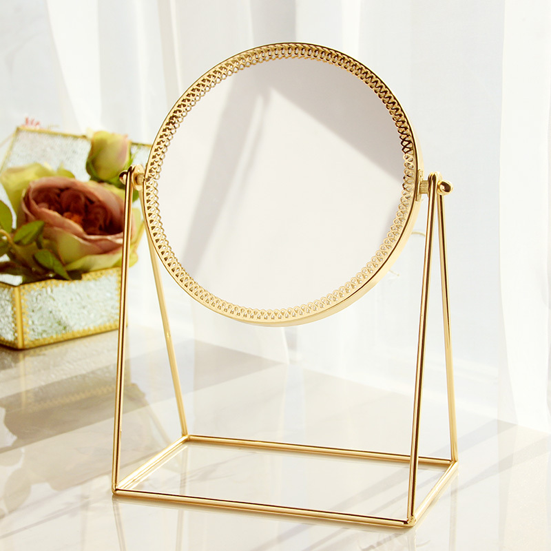 Golden Metal Decorative Nordic Mirror