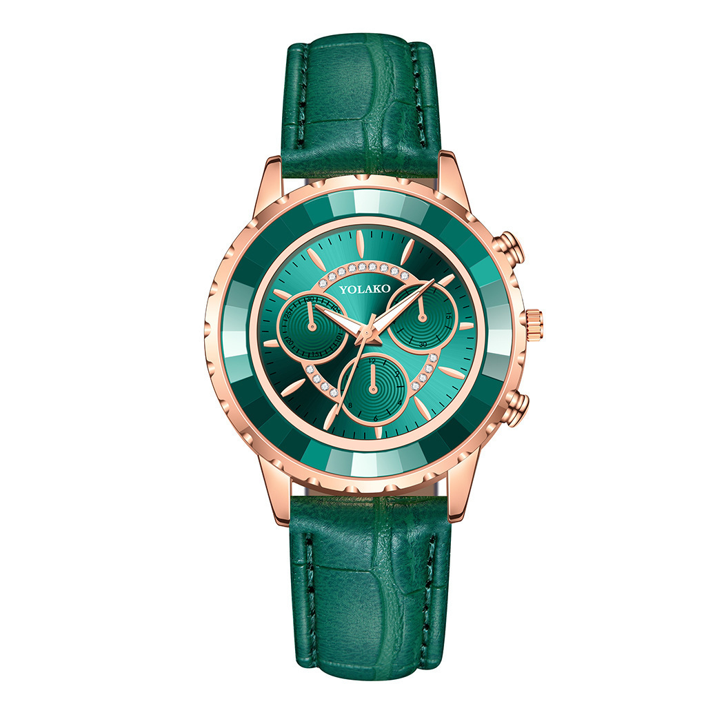 Fashion Three-Eye Quartz All-Match Watch - Image 6