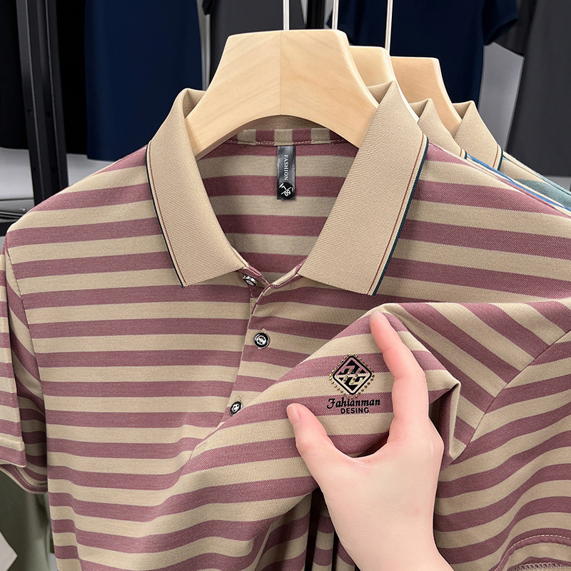 Striped Casual Short Sleeve - Image 5