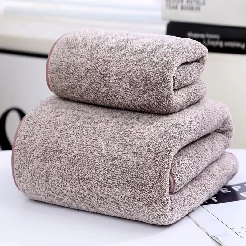Thick Bamboo Fiber Coral Fleece Towel Suit - Image 2