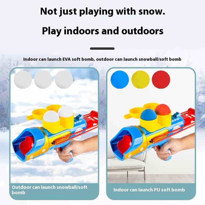 Snowball Gun Outdoor Toy - Image 7