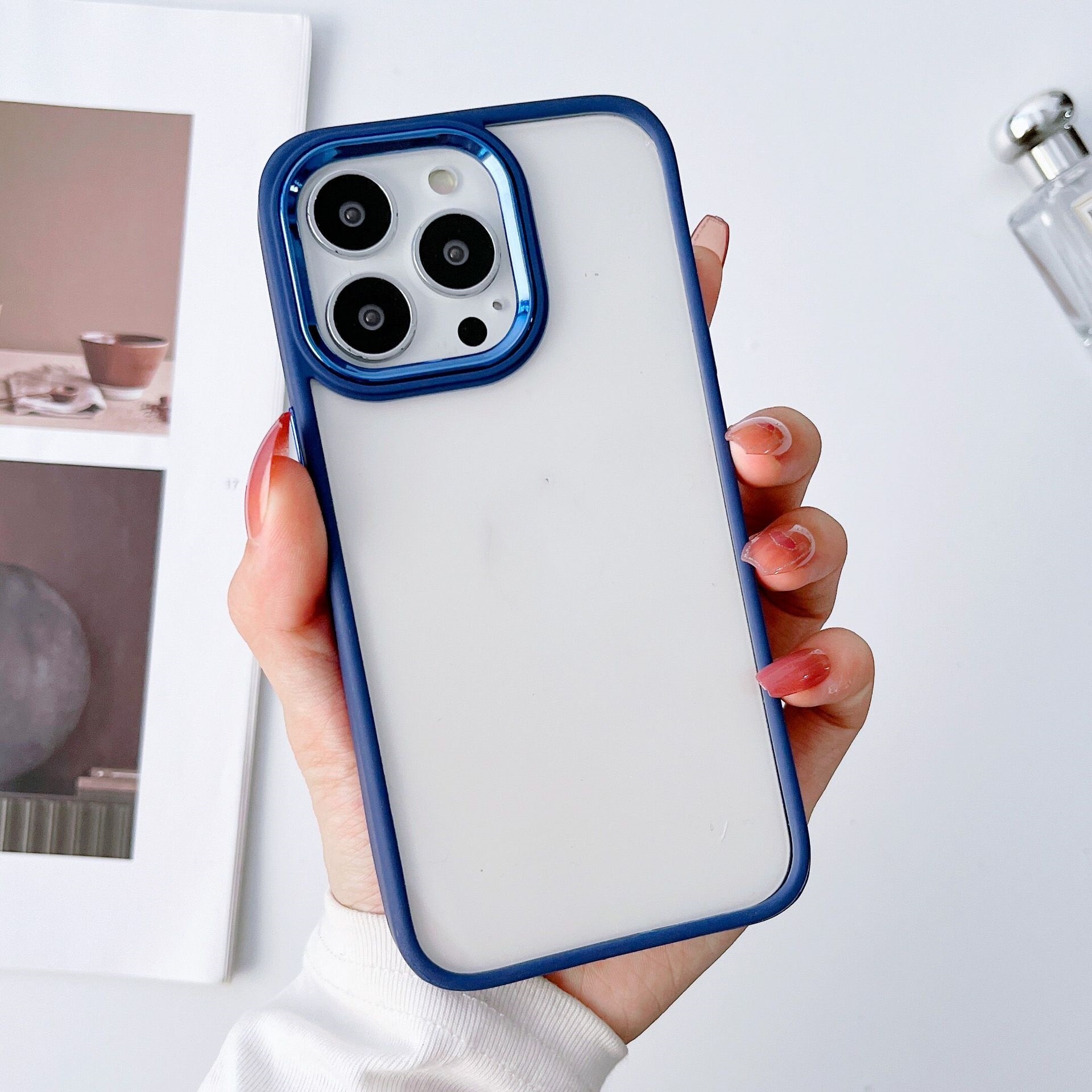 Electroplated Transparent Frosted Protective Case - Image 5