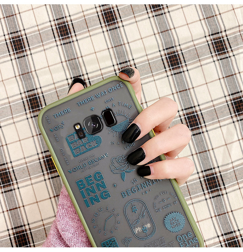 English Label Frosted Phone Case - Image 6