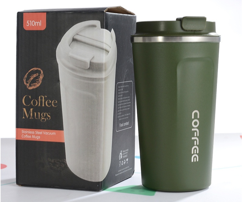 Stainless Steel Thermal Vacuum Coffee Mug - Image 6