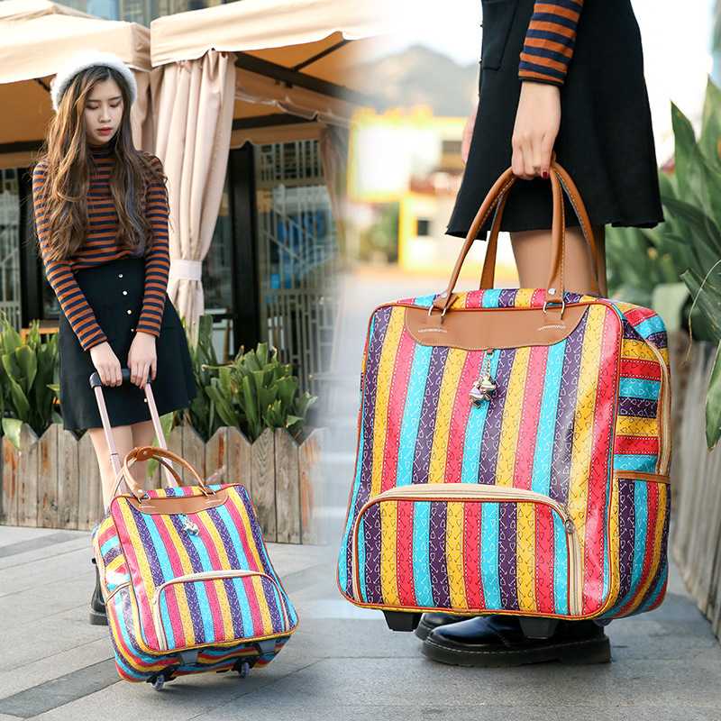 PU Trolley Travel Case