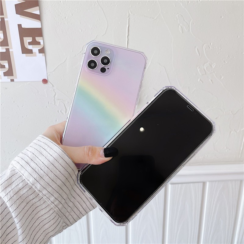 Wind Rainbow Transparent Soft Case