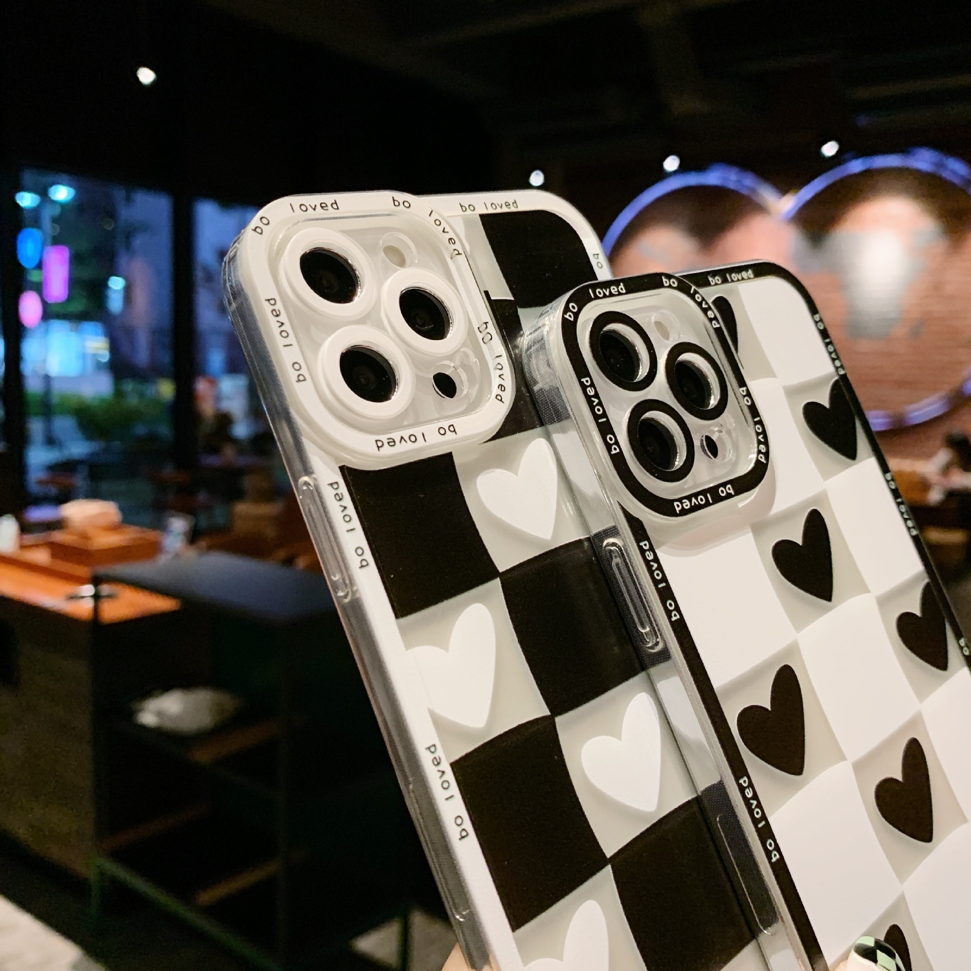 Ins Chessboard Love Phone Case - Image 6