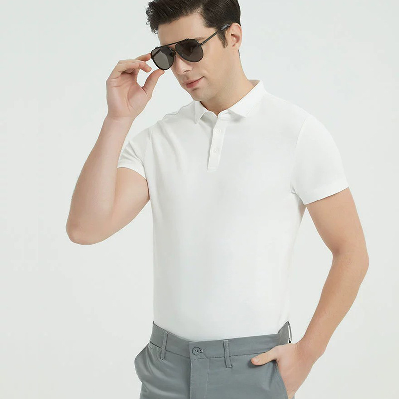 Double-sided Cotton Polo Shirt - Image 8