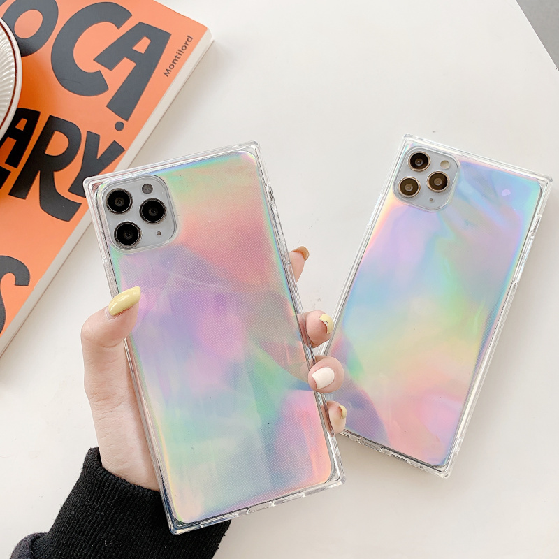 Transparent Laser Phone Case