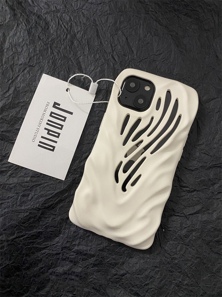 Titanium Gray Wind Hollowed Out Phone Case - Image 10