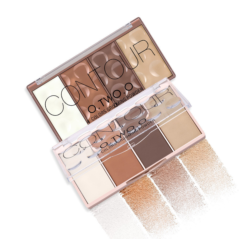 Rose Gold Four-Color Highlight Blush - Image 4