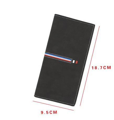 Long Vertical Large Capacity Men's Wallets - Image 3