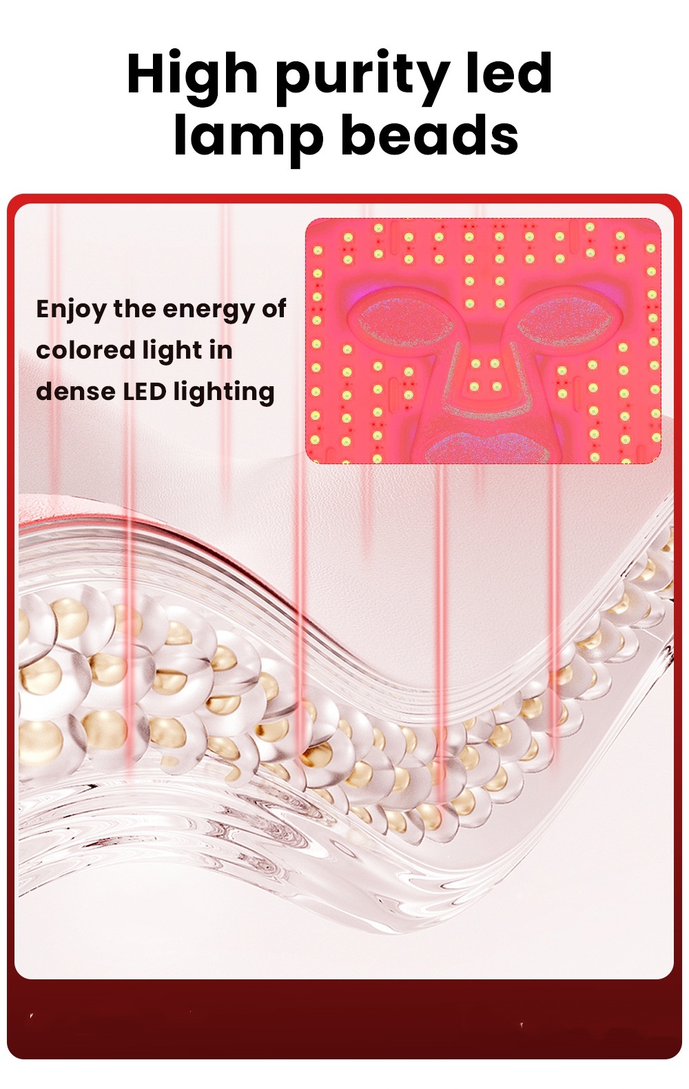 Silicone Photon IPL Device Beauty Mask - Image 2