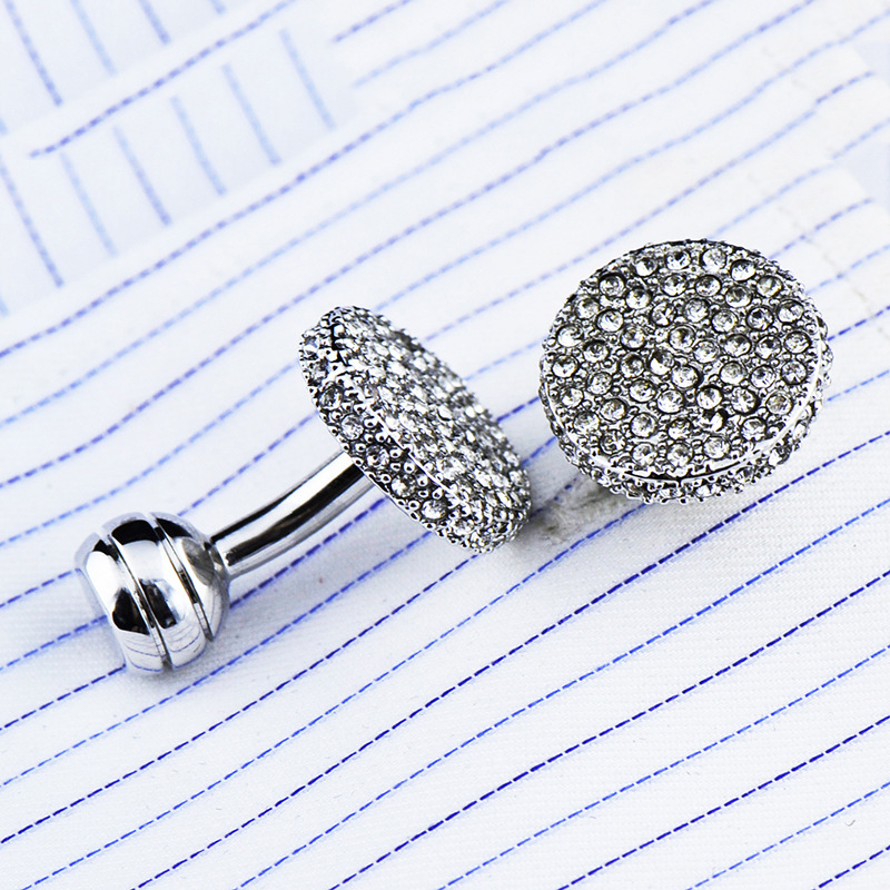 Crystal Full Diamond Cufflinks