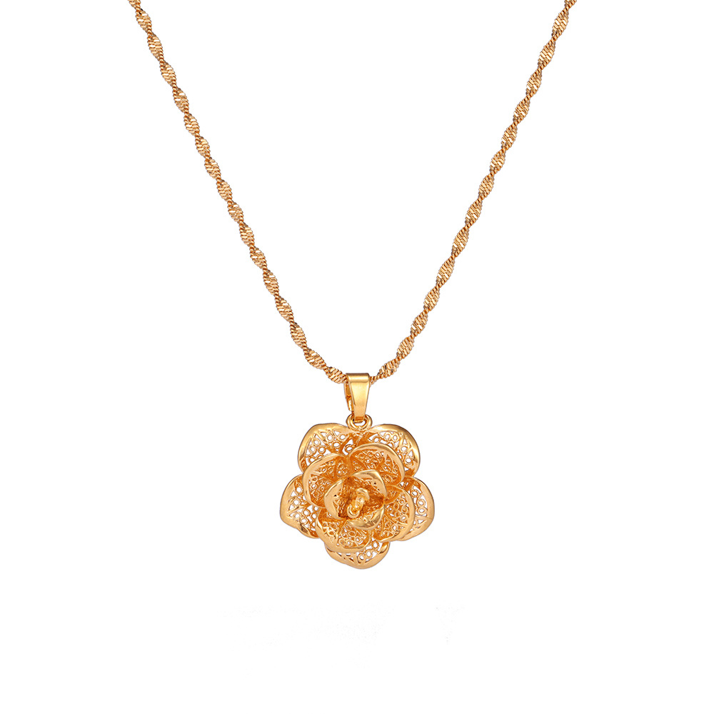 Flower Statement Necklace - Image 2