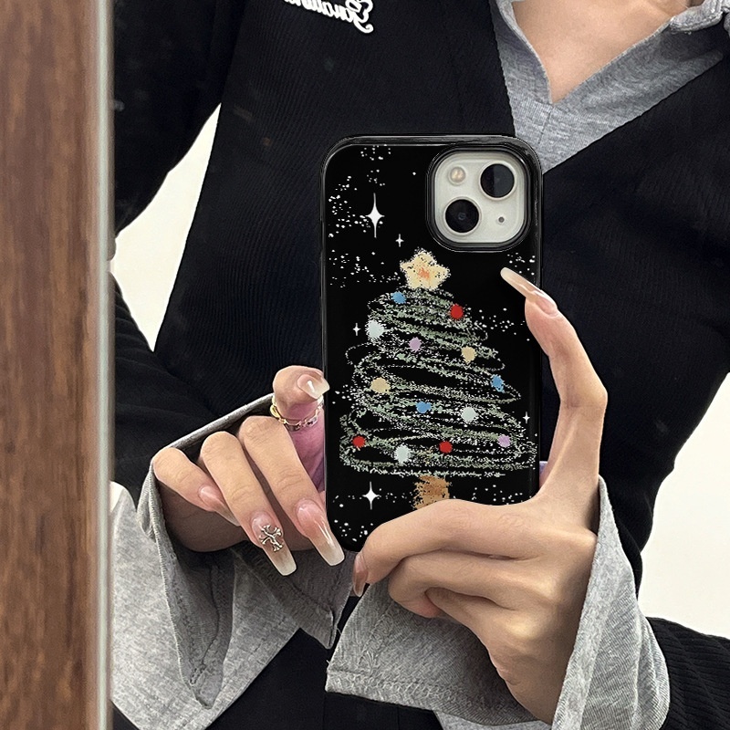 Soft Christmas Tree Phone Case - Image 4