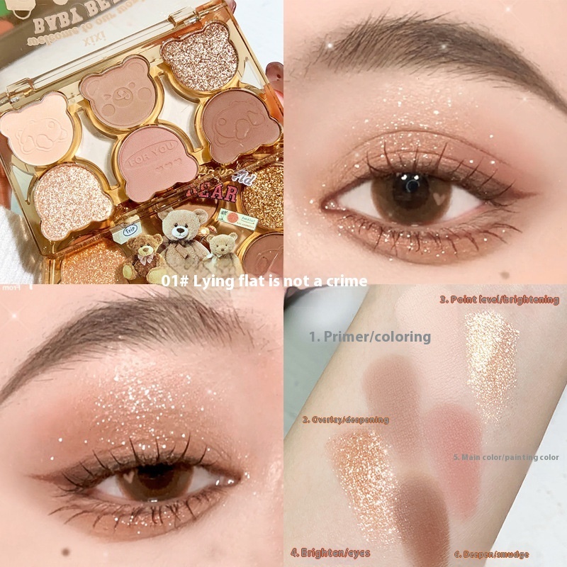 Six Color Eyeshadow Cool Diamond - Image 8