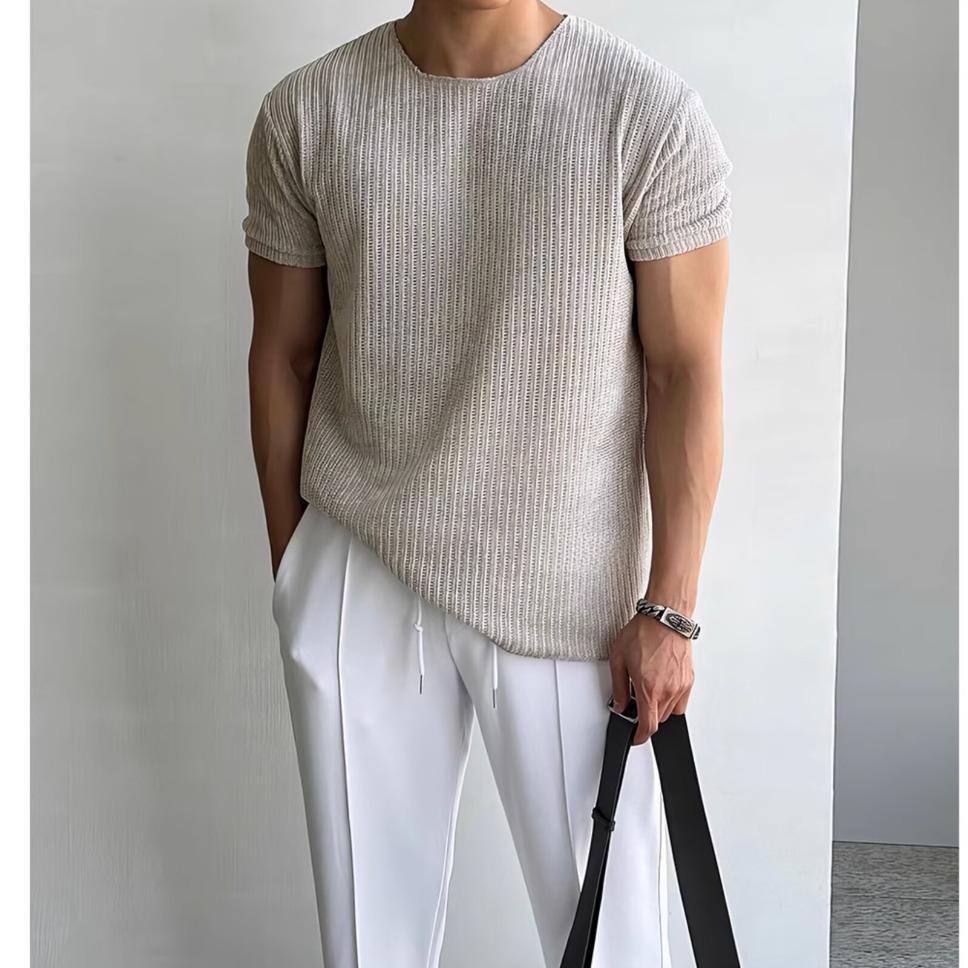 Sweater Round Neck T-Shirt - Image 5