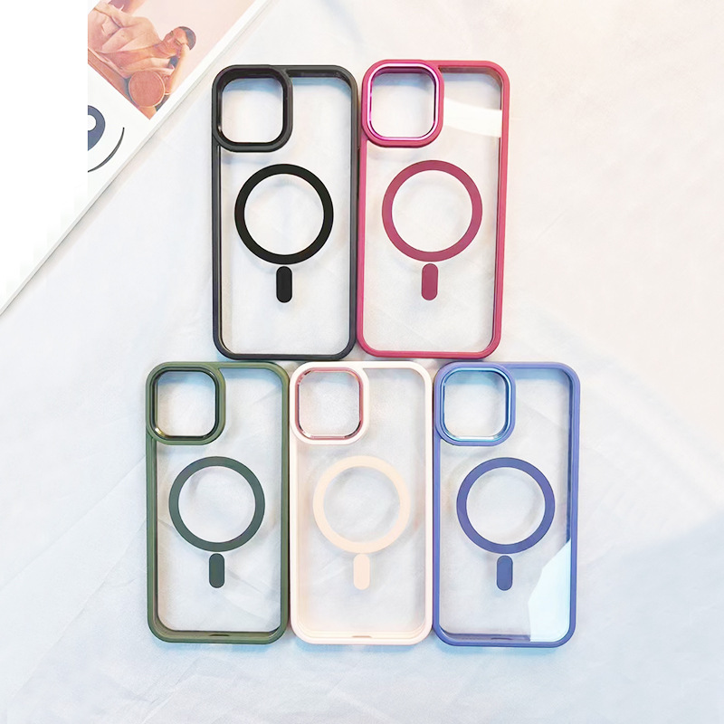 Magnetic Transparent Protective Phone Case