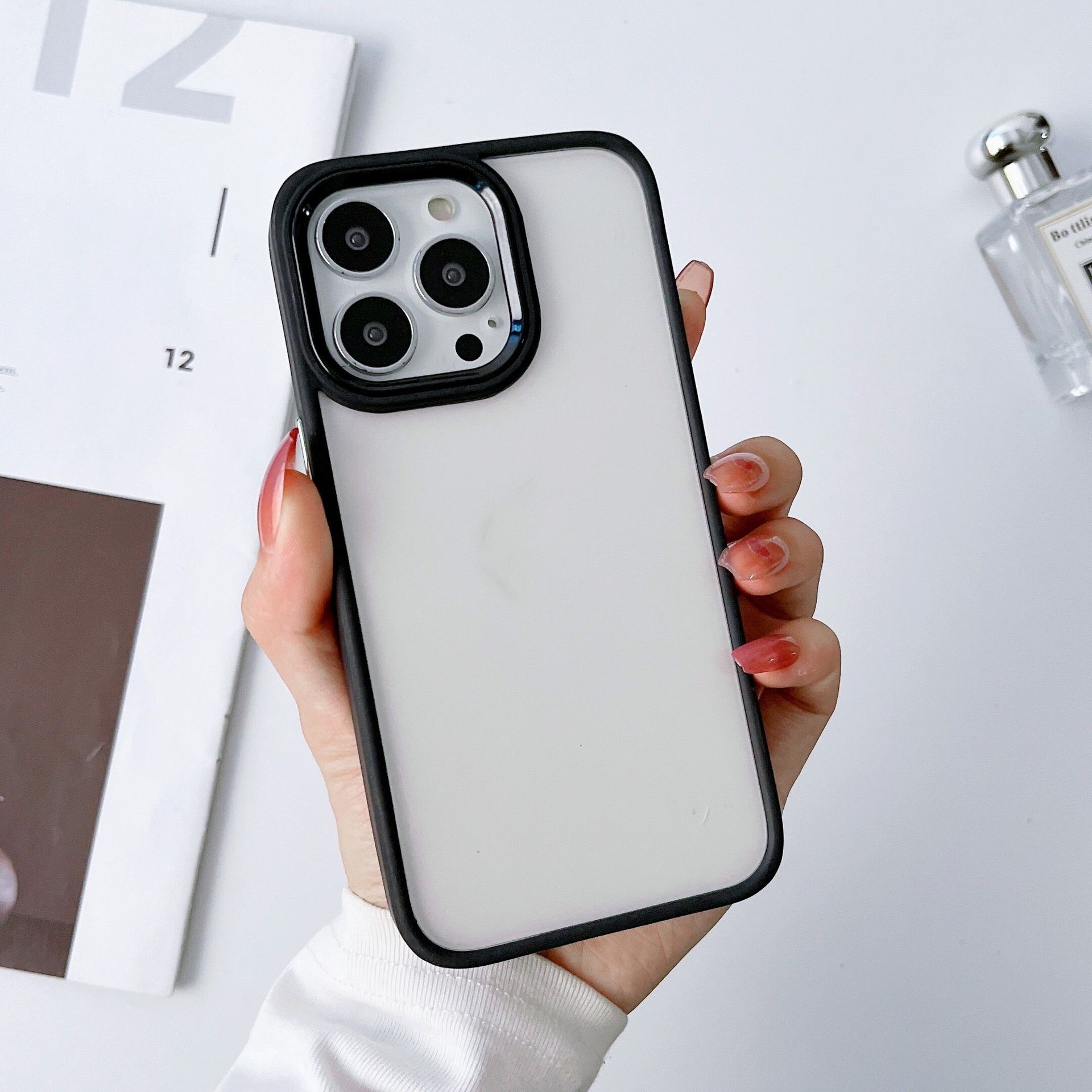 Electroplated Transparent Frosted Protective Case - Image 9