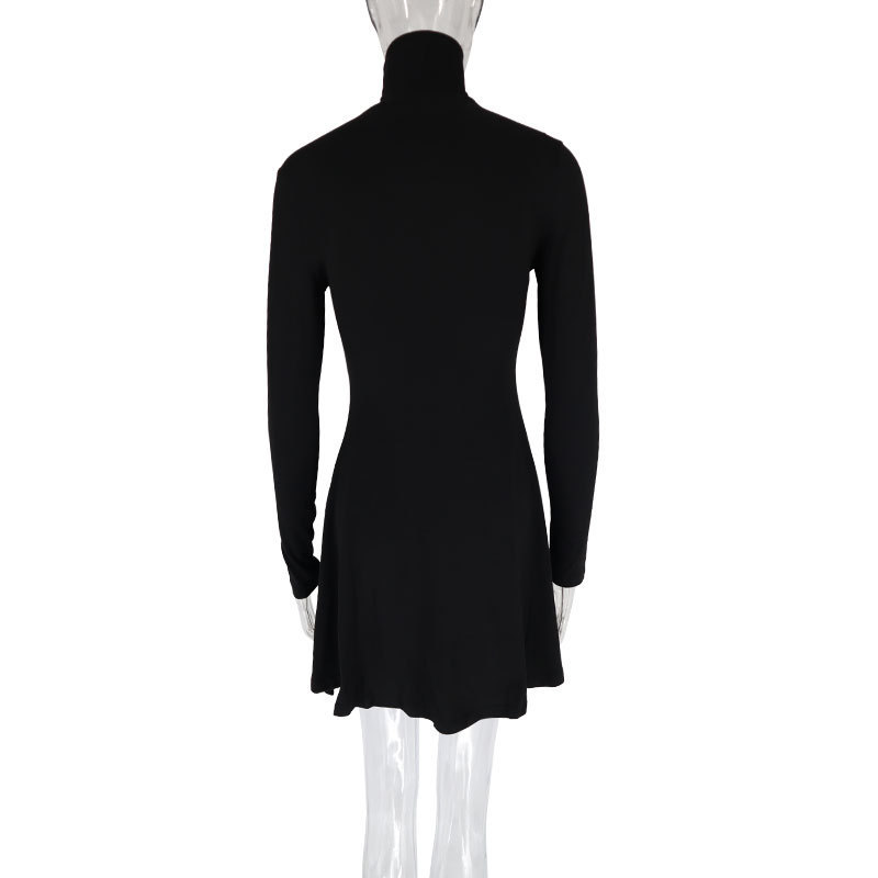 Women's Waist Slimming Pleated Dress - Image 2