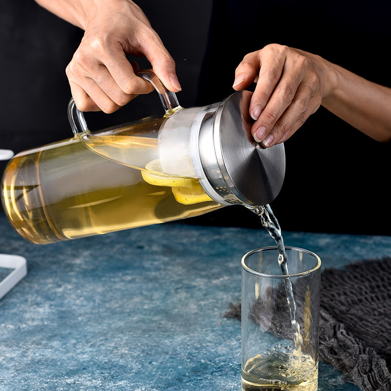 Household Large Capacity Glass Cold Water Bottle - Image 10