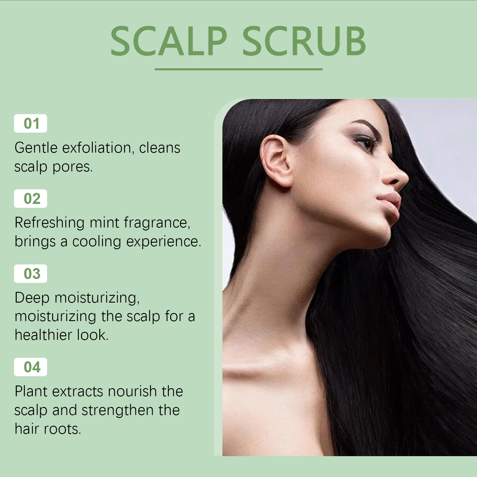 Rosemary Scalp Soothing Facial Scrub - Image 5