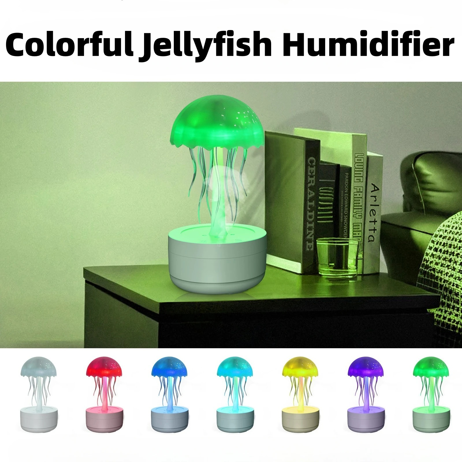 Colorful Jellyfish Humidifier Fragrance Diffuser