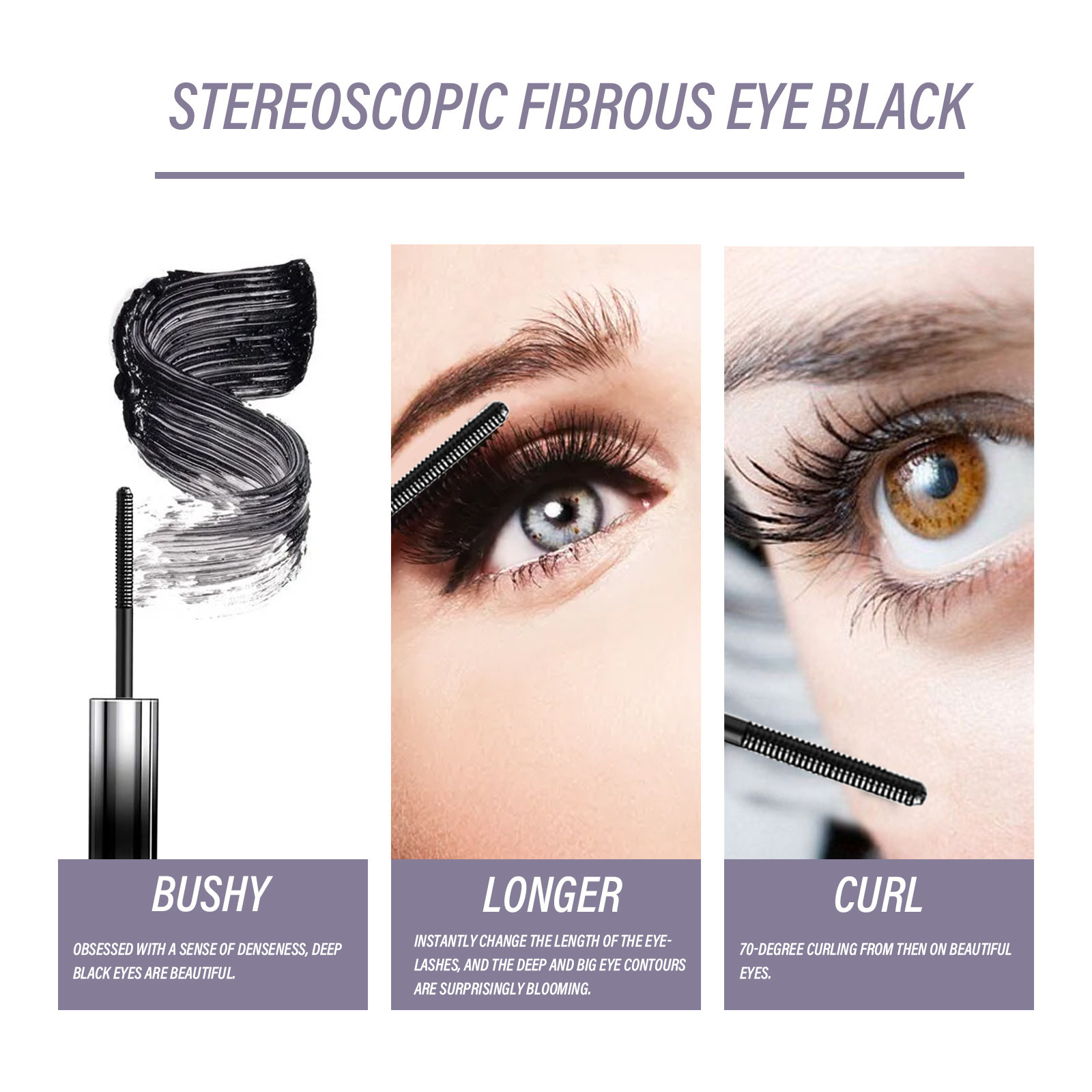 Curling Beautiful Natural Thick Mascara - Image 7