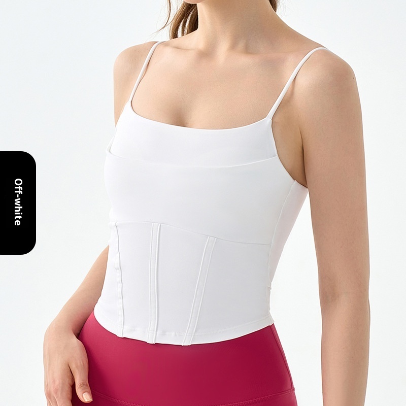 Semi-Fixed Fishbone Two-Piece Yoga Vest - Image 5
