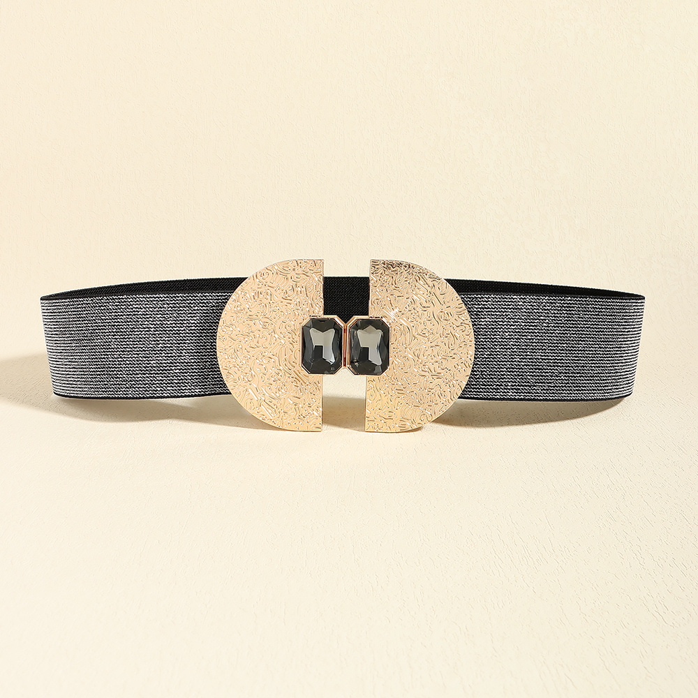 Women Simple Premium Glittering Belt With Pearls - Image 7