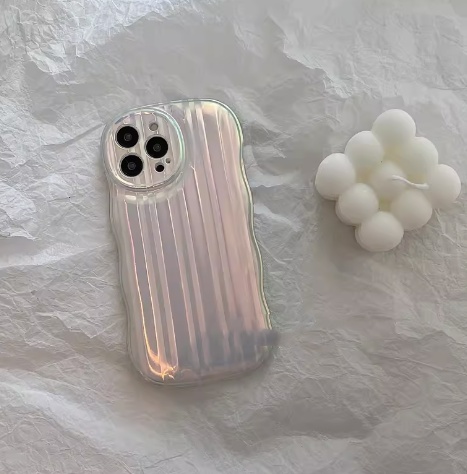 Sensitive Laser Wave Stripe Phone Case