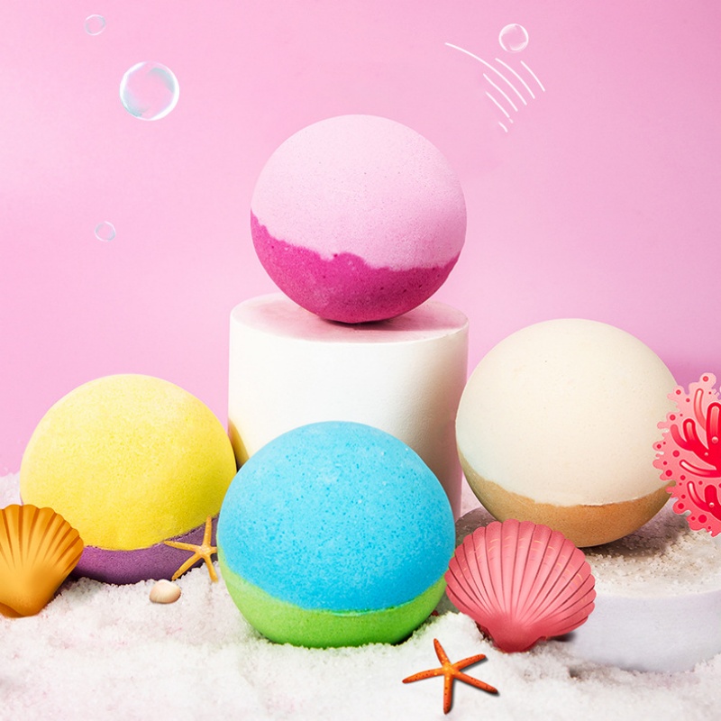 Two-Tone Bath Salt Bubble Fizzer