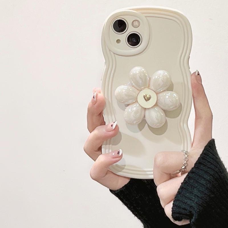 Temperament Flower Stand Phone Case - Image 6