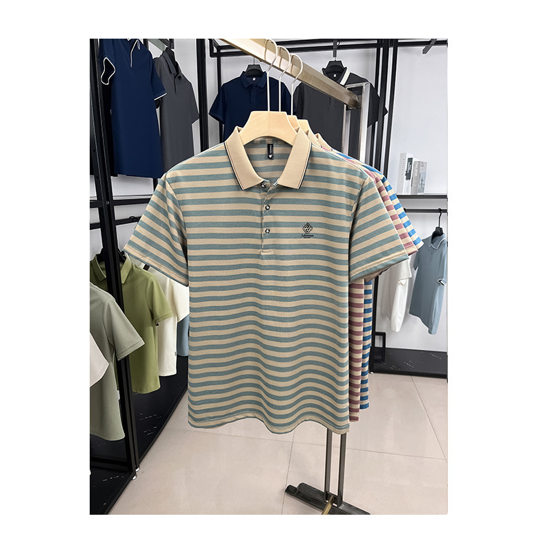 Striped Casual Short Sleeve - Image 2