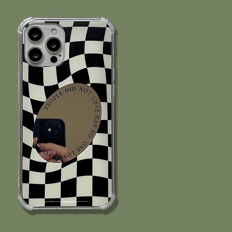 Simple Mirror Chessboard Phone Case - Image 5