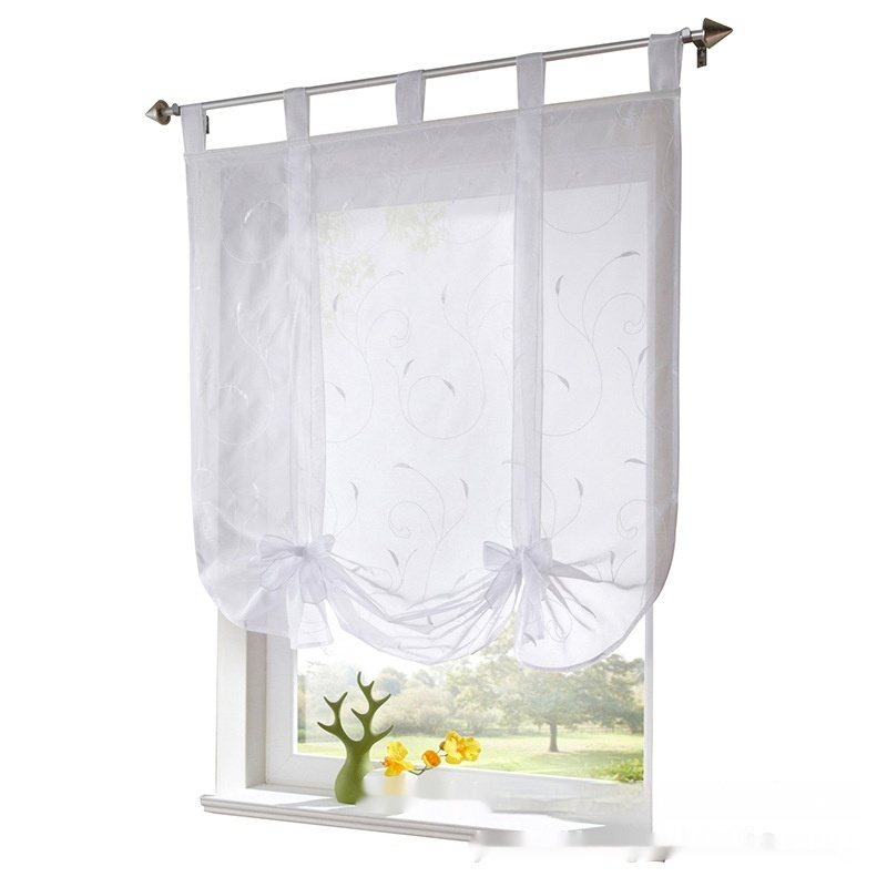 Embroidered Pastoral Adjustable Curtain - Image 5