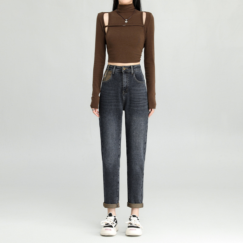 High Waist Daddy Jeans