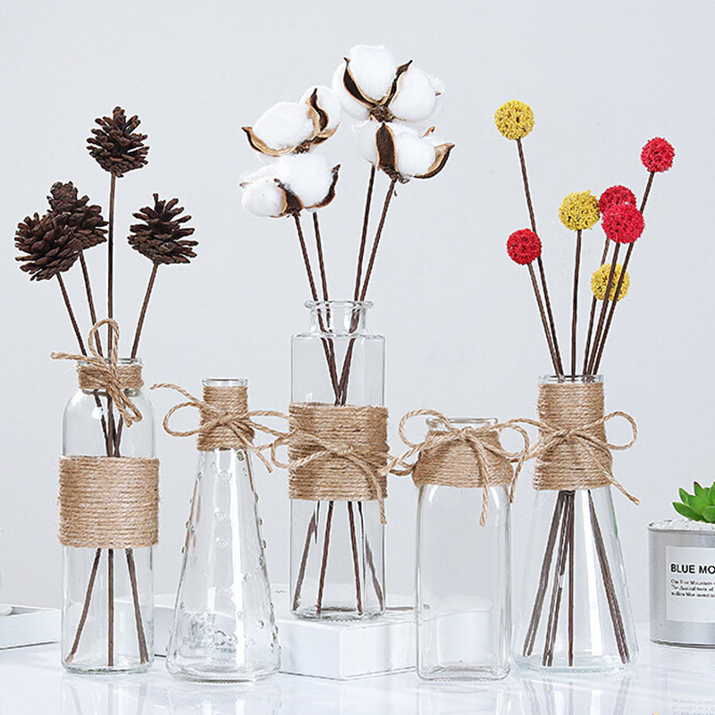 Hydroponic Hemp Rope Dried Flower Vase