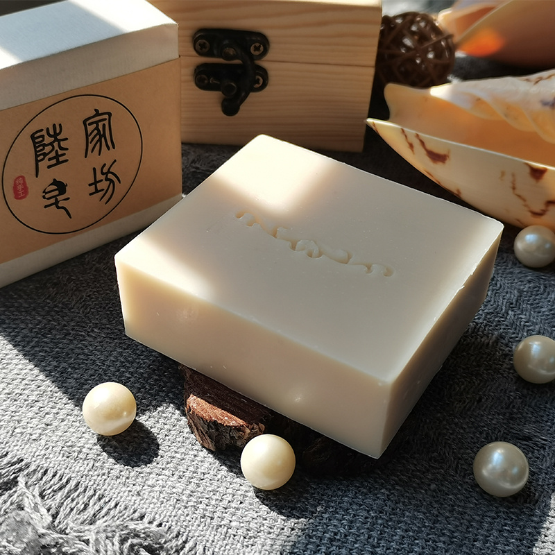 Natural Handmade Pearl Goat Milk Soap - Image 2