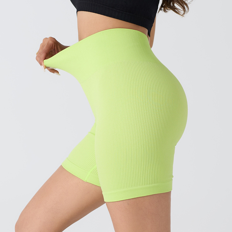 Seamless Thread Fitness Stretch Tight Shorts - Image 7