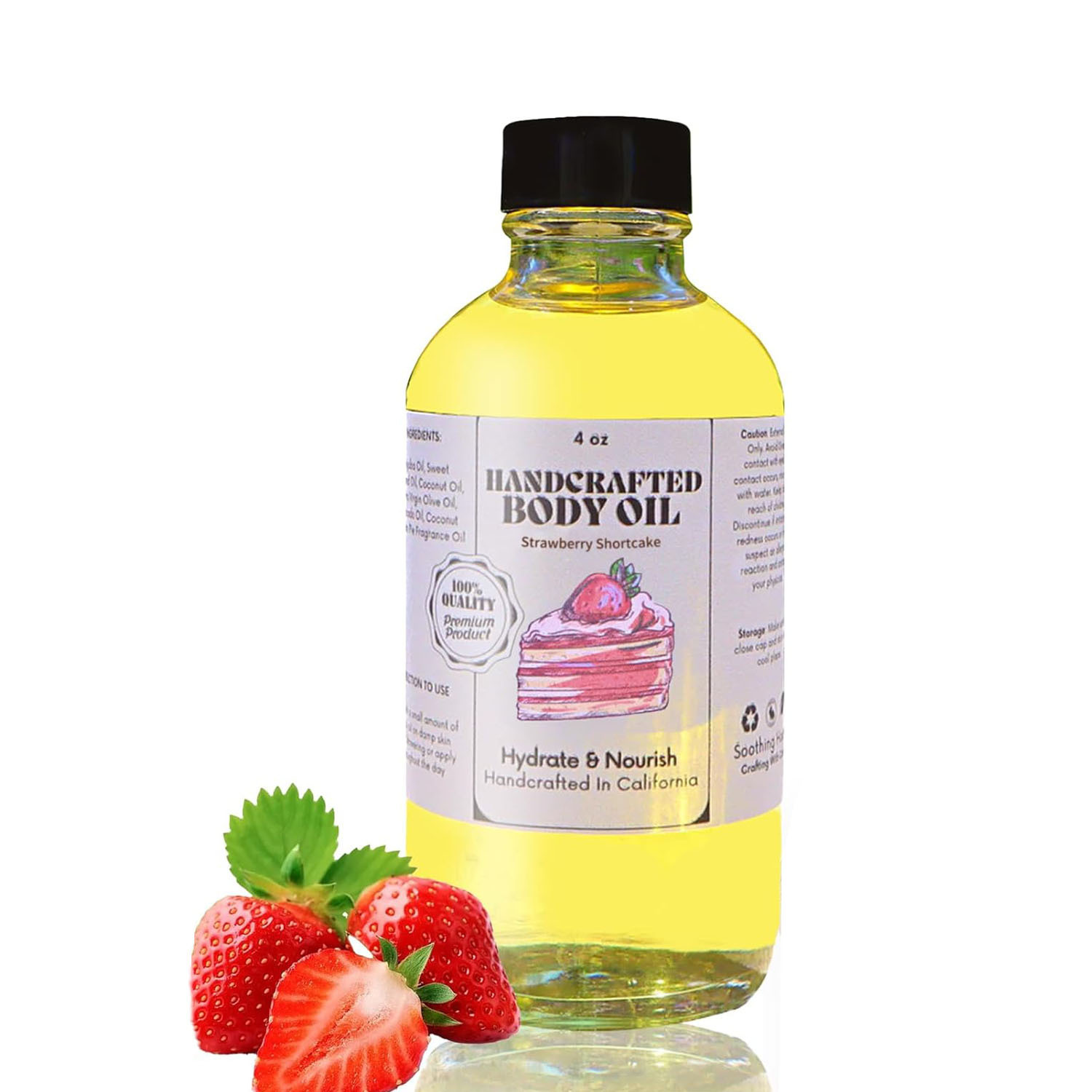 Handcrafted Coconut Cream Pie Body Oil - Image 3