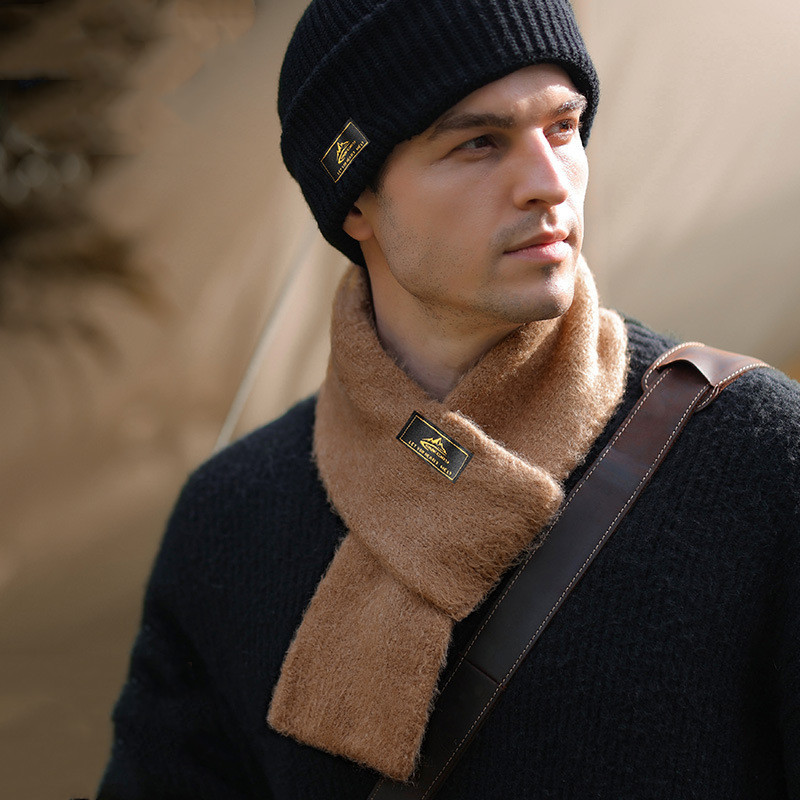 Men's Outdoor Casual Padded Warm Scarf