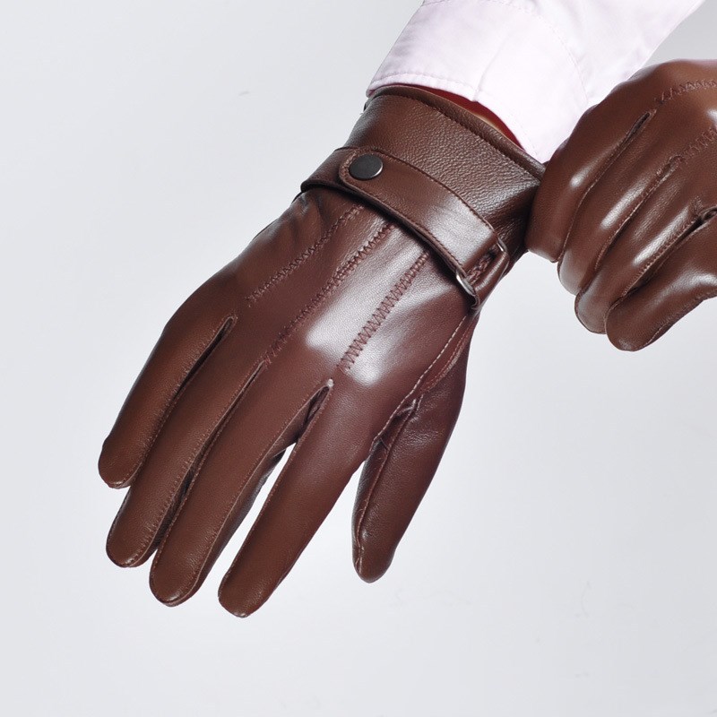 Men's Leather Warm Gloves