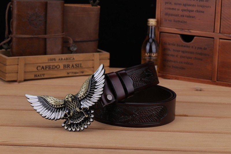 Men's Fashion Eagle Leather Belt - Image 8