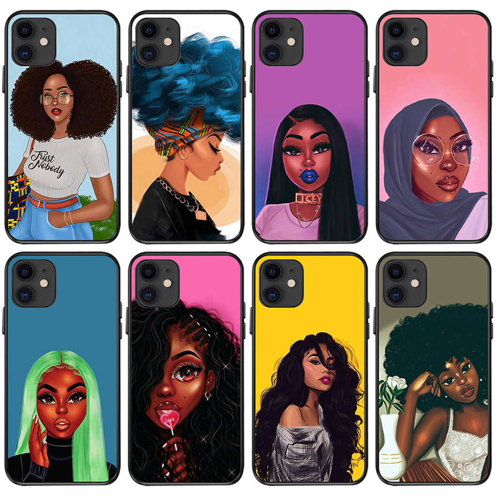 Black American Girl Phone Case