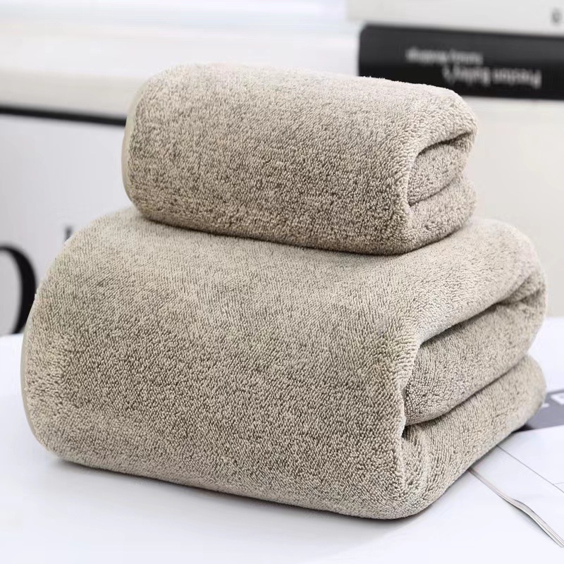 Thick Bamboo Fiber Coral Fleece Towel Suit - Image 5