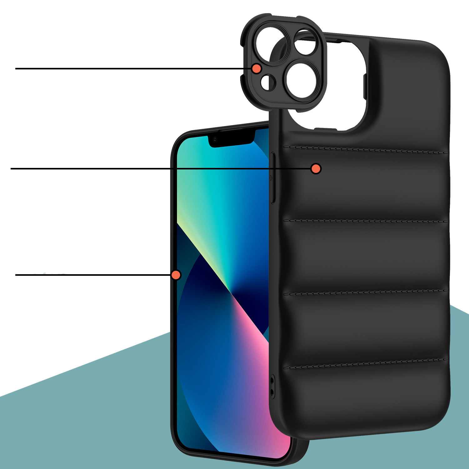 Down Jacket Mobile Phone Case - Image 5