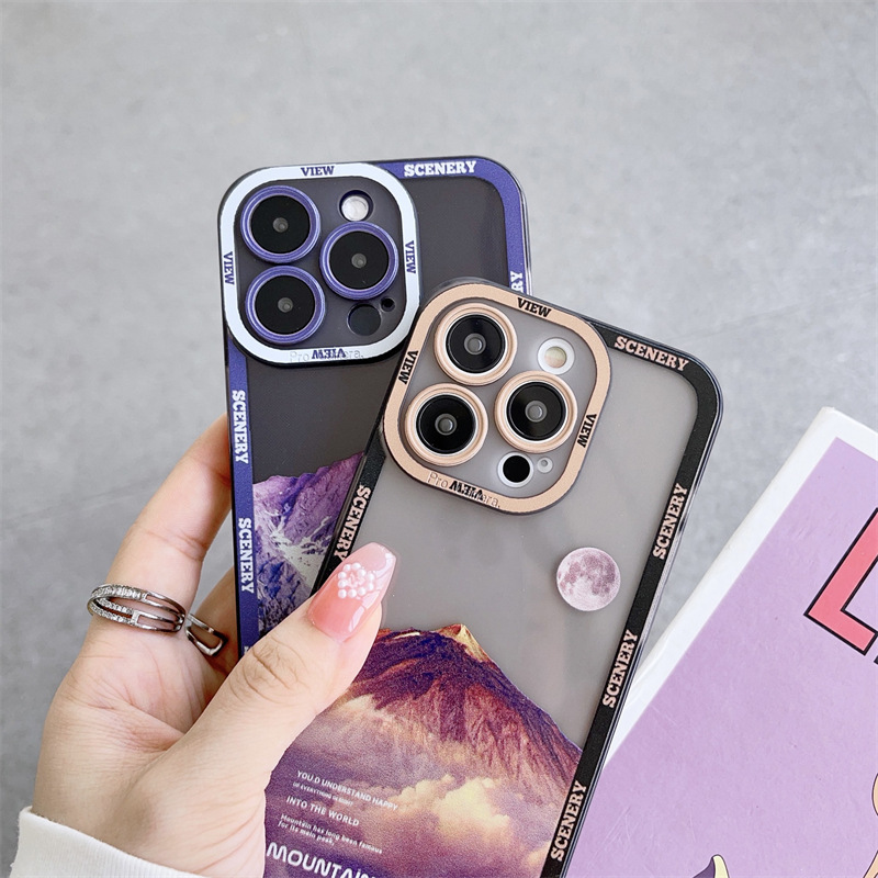 Dark Purple Landscape Mountain Peak Case - Image 7